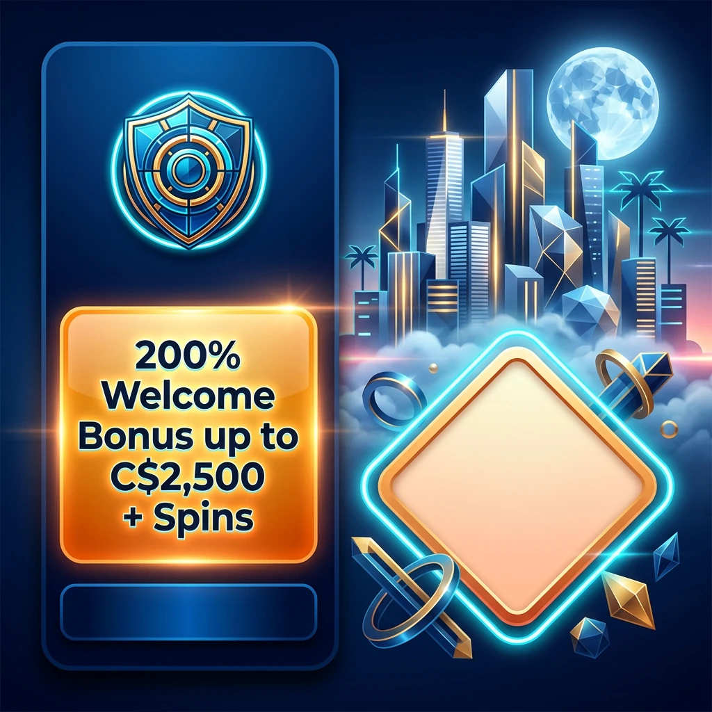 200% Welcome Bonus up to C$2,500 + Spins